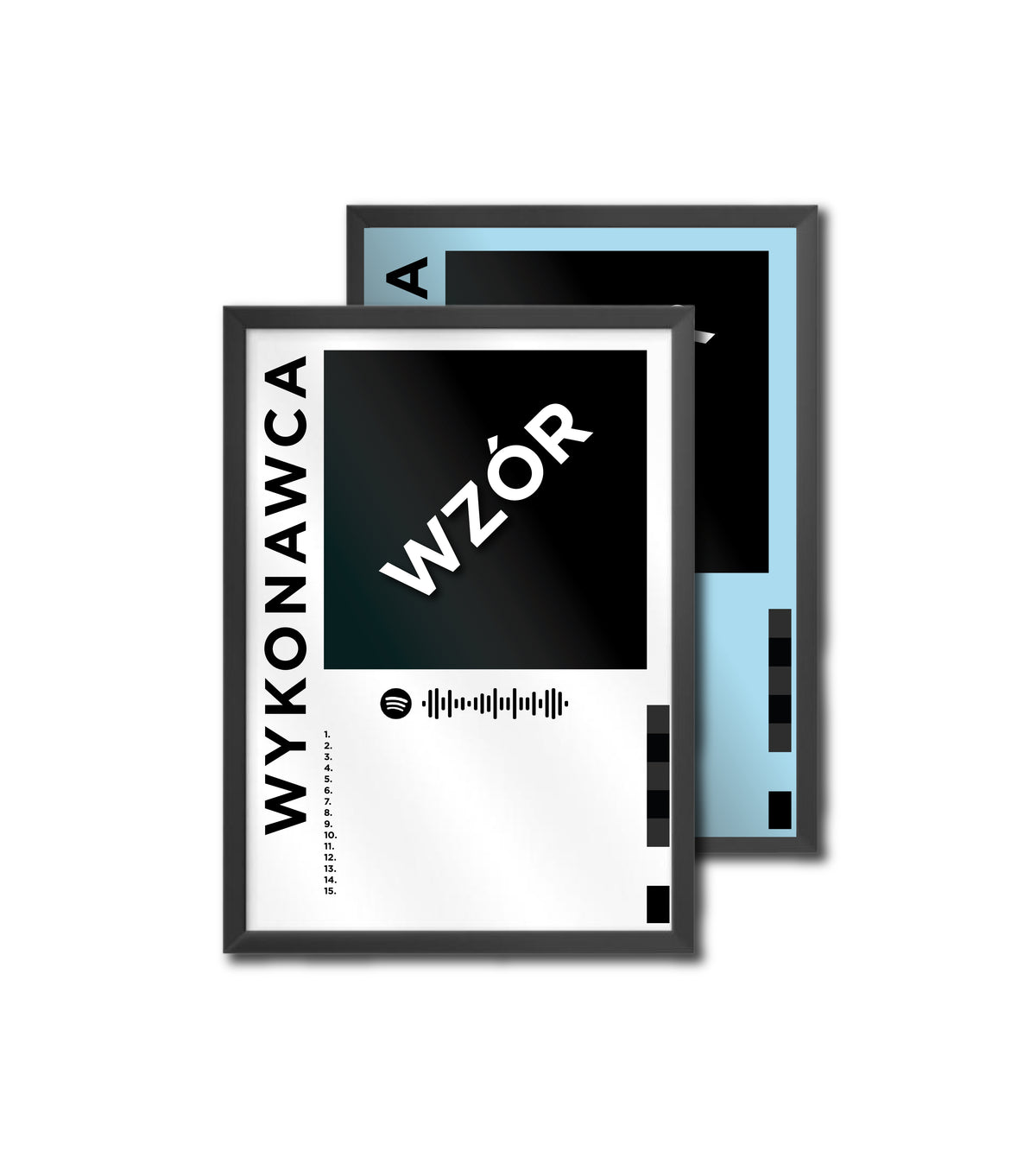 Personalizowany plakat z wybranym albumem